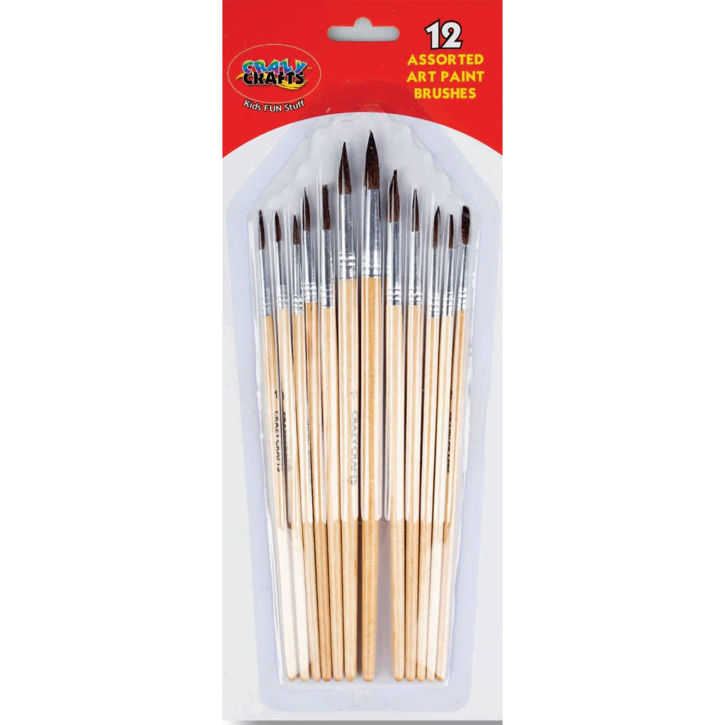An Assortment Of Different Types Of Paint Brushes. Brushes Is A Great Way To Boost Creativity And Also Pass Time.