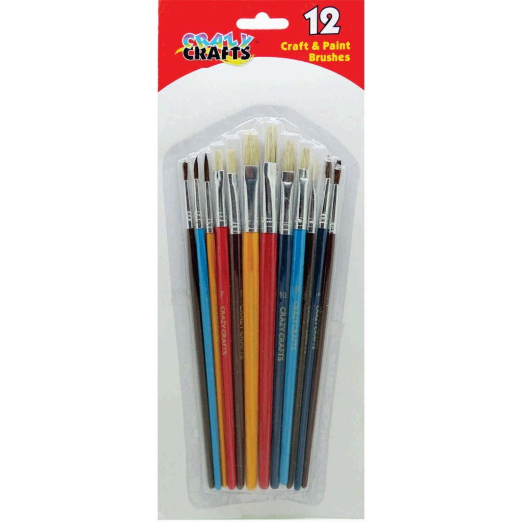 An Assortment Of Different Types Of Paint Brushes. Brushes Is A Great Way To Boost Creativity And Also Pass Time.