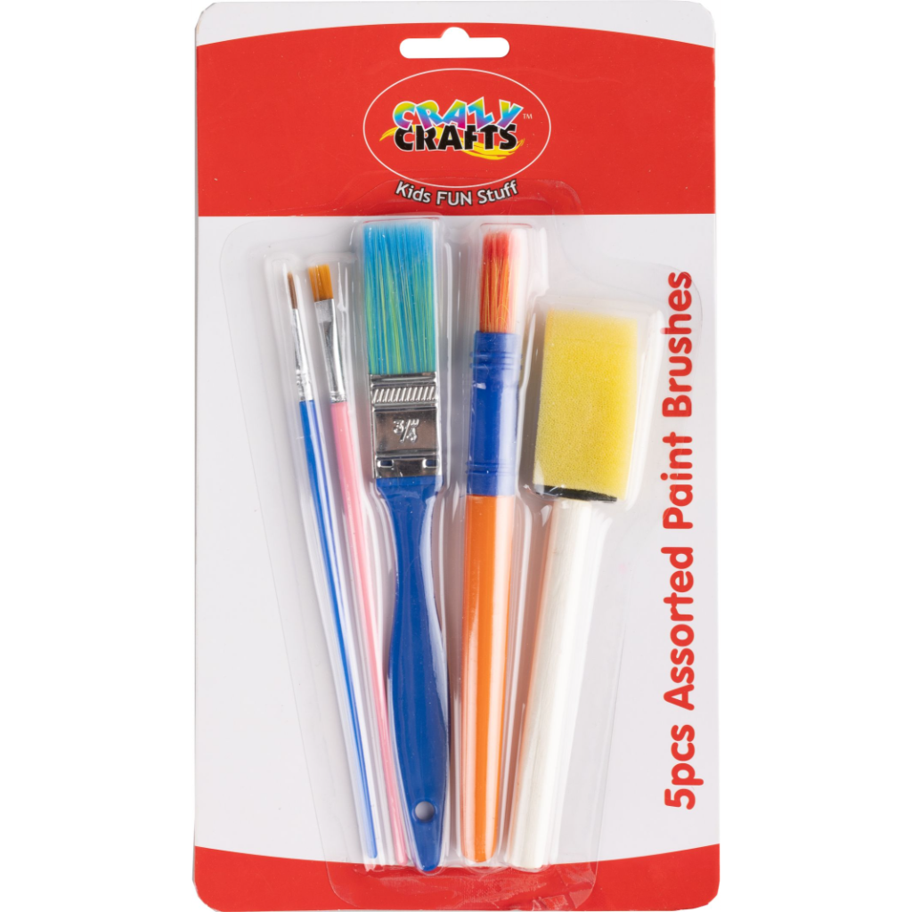 An assortment of different types of paint brushes. Paint Brushes is a great way to boost creativity and also pass time.