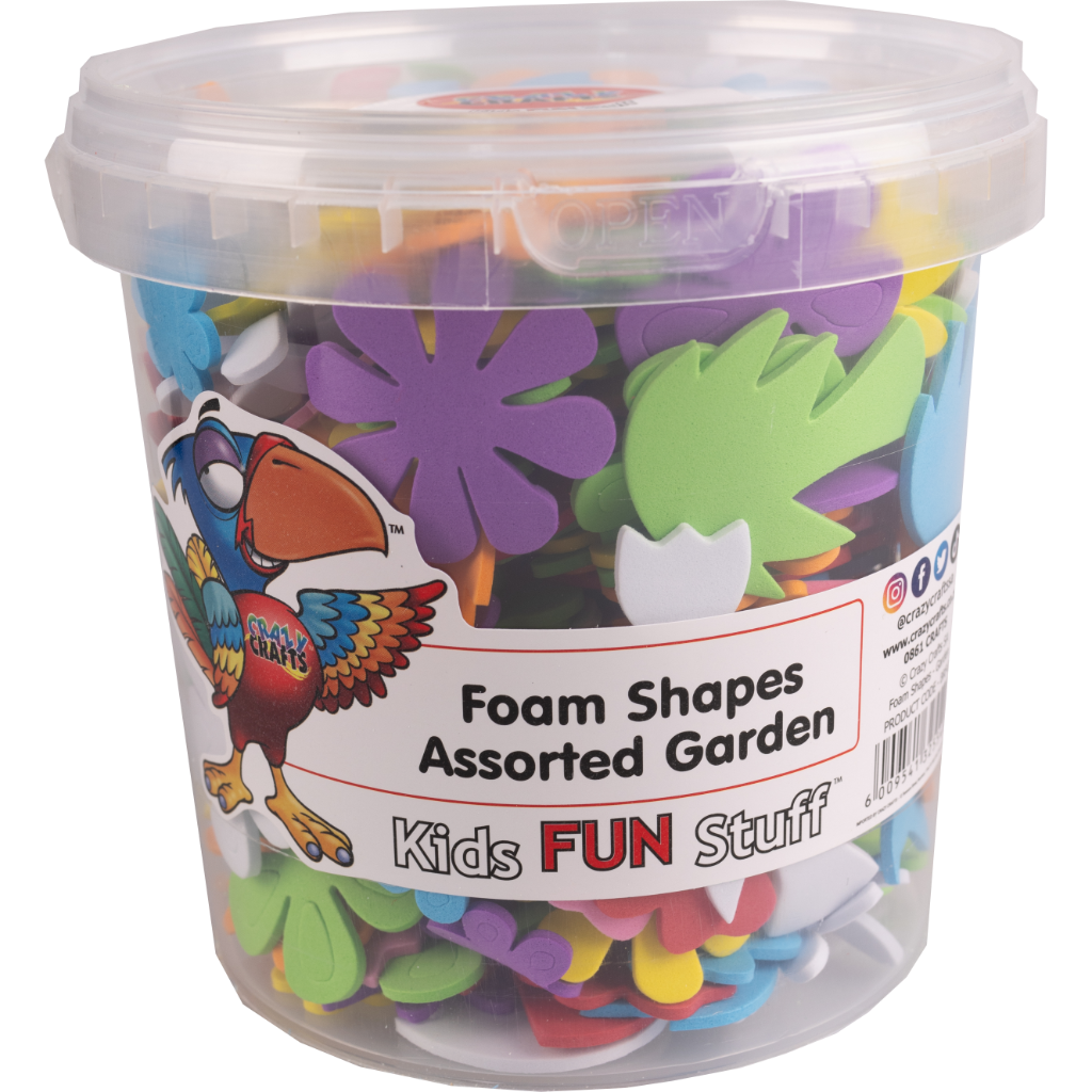 Foam Shapes Assorted Garden