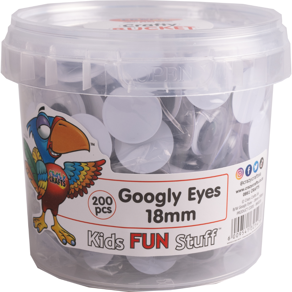 Googly Eyes - 18mm 200pcs