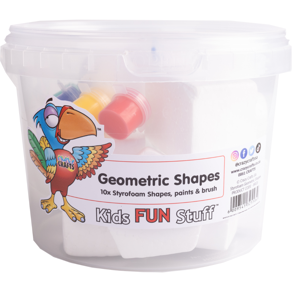 Geometric Shapes With Paint & Brush