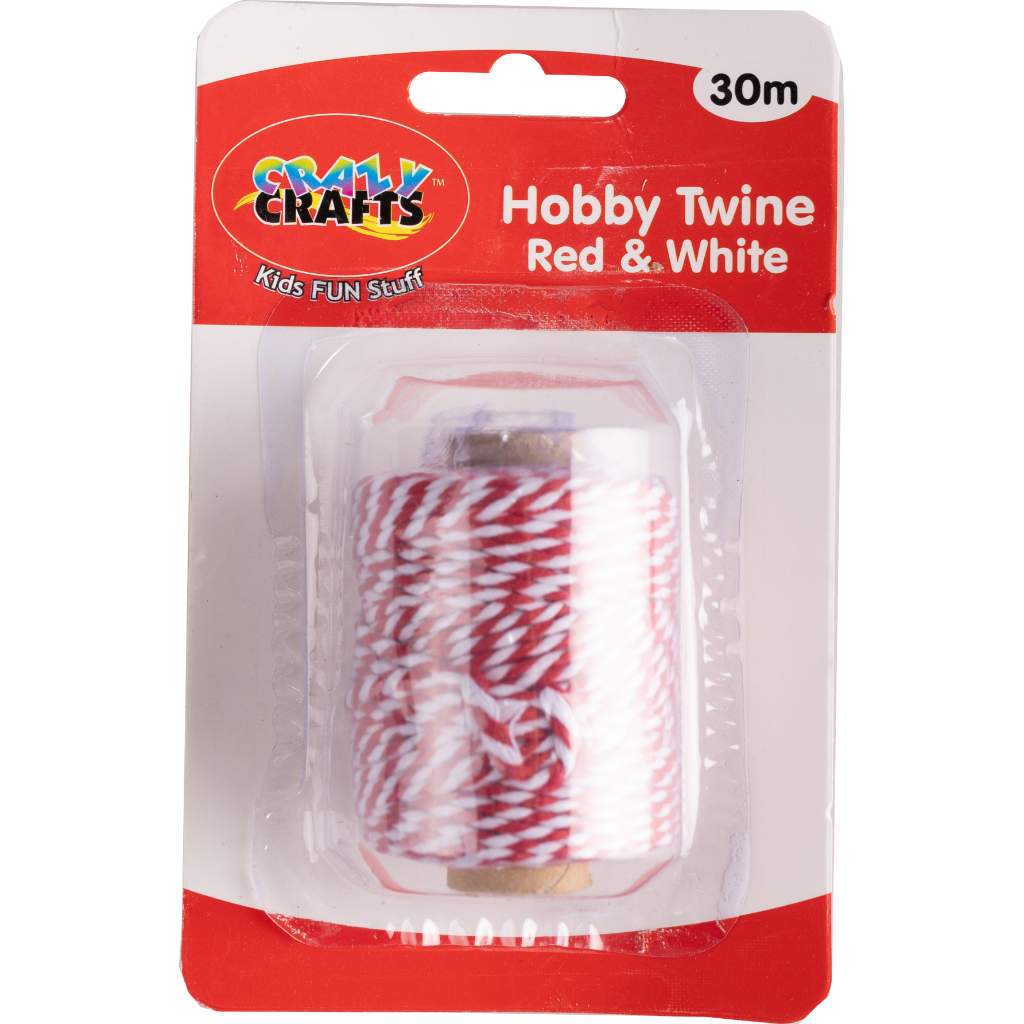 Hobby Twine - Red and White