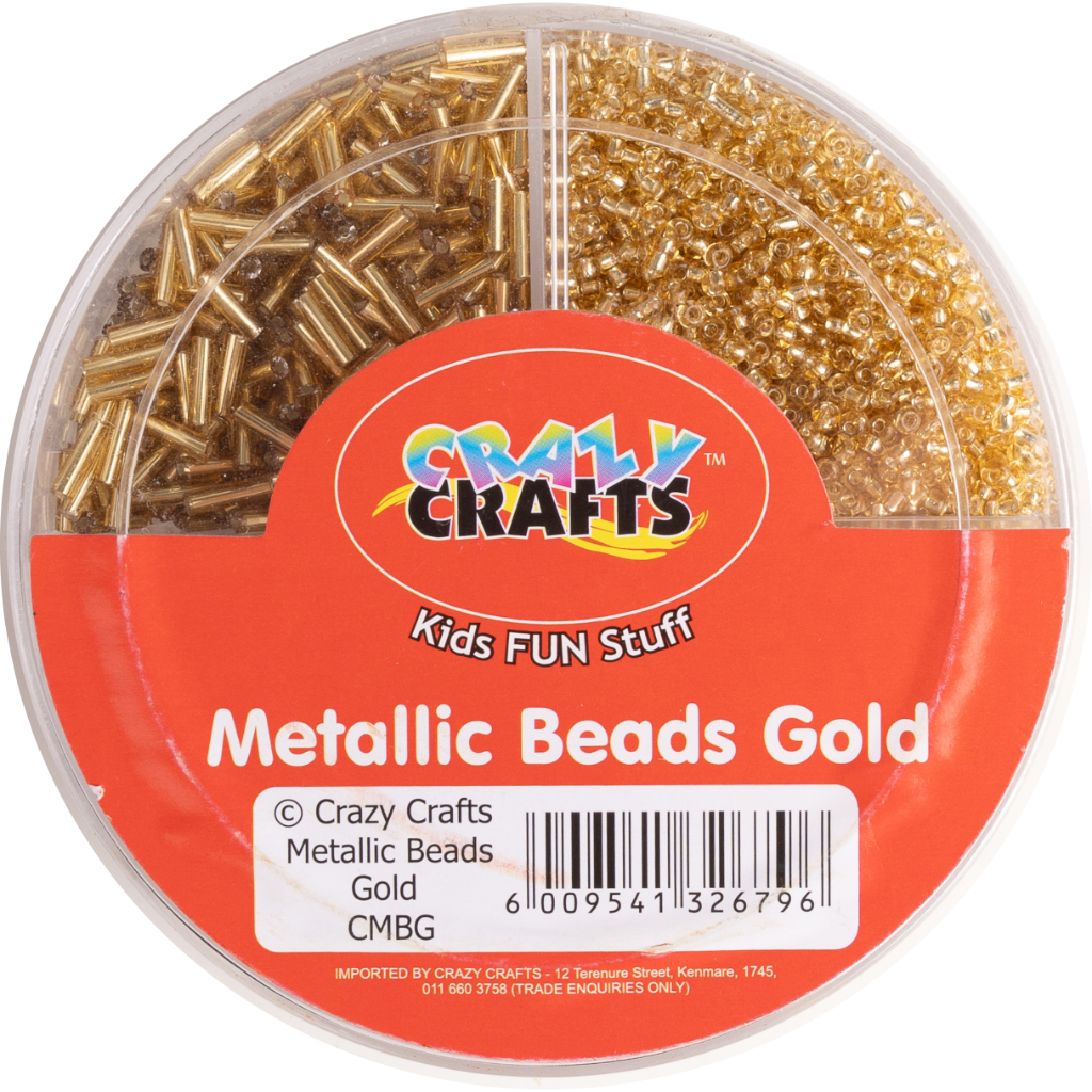 Crazy Metallic Beads Gold