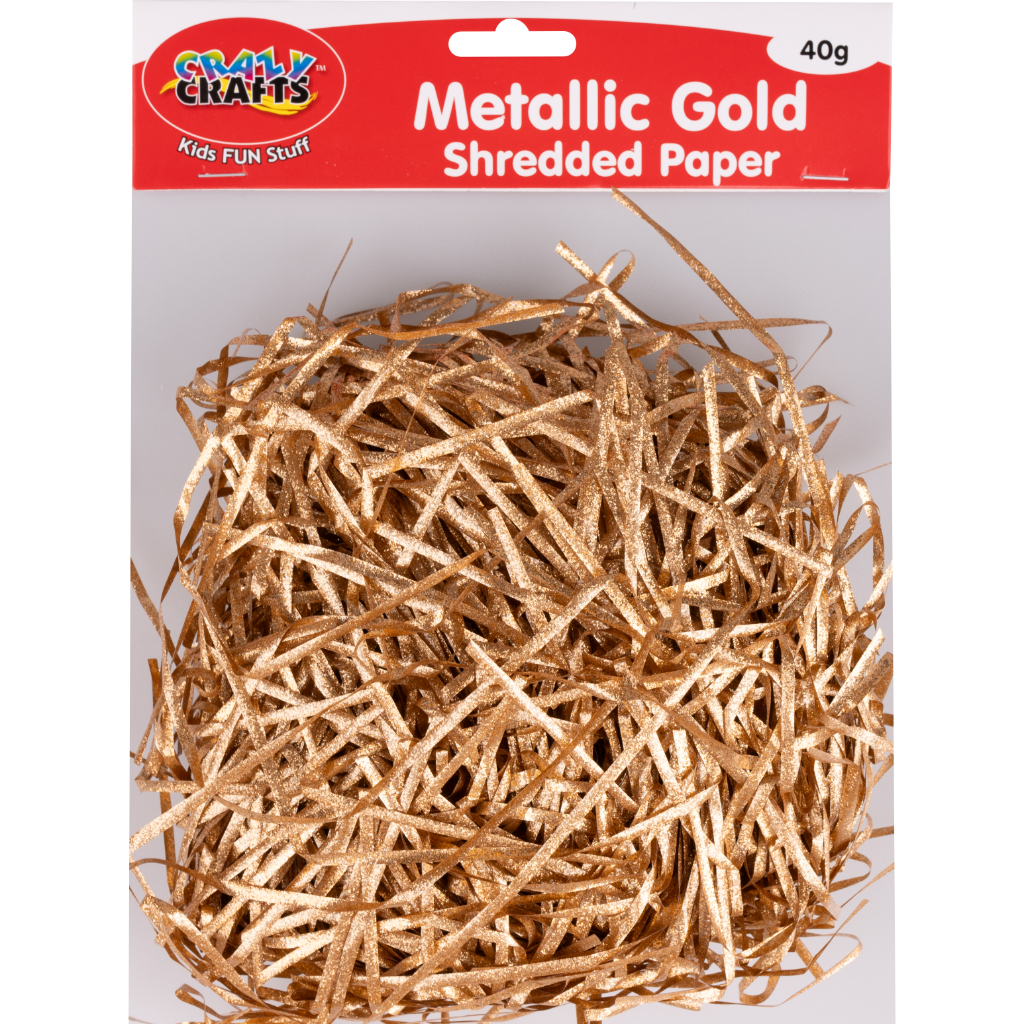Metallic Shredded Paper - Gold