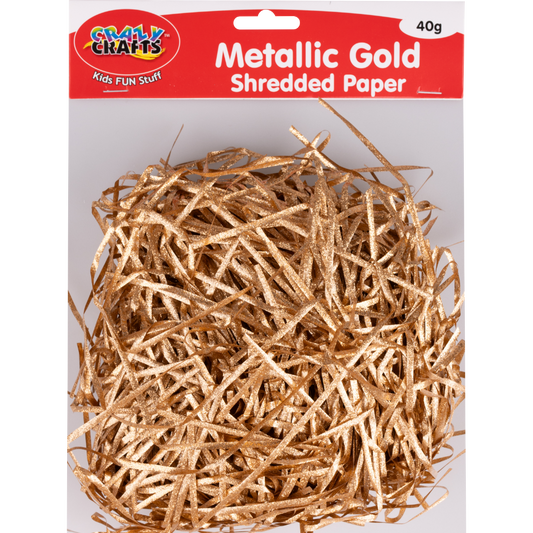 Metallic Shredded Paper - Gold