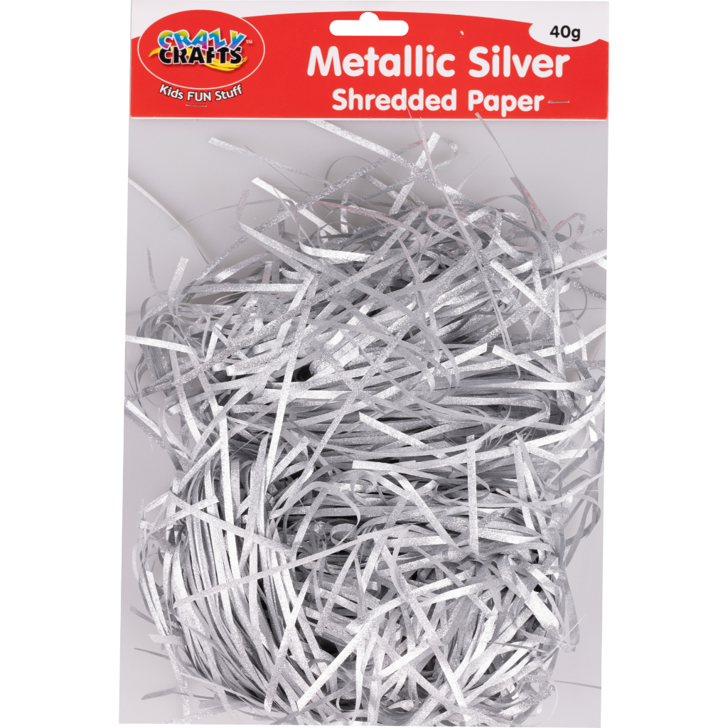 Metallic Shredded Paper - Silver