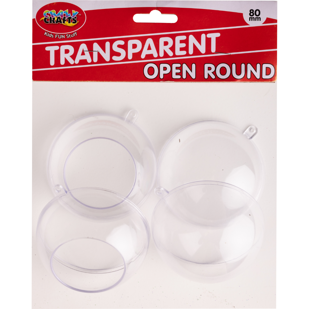 Crazy Transparent Shape with Hole - 8cm
