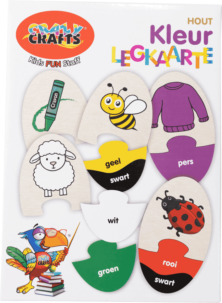 Craft-Ucation Puzzle Afrikaans - Kleur (40 Pieces)