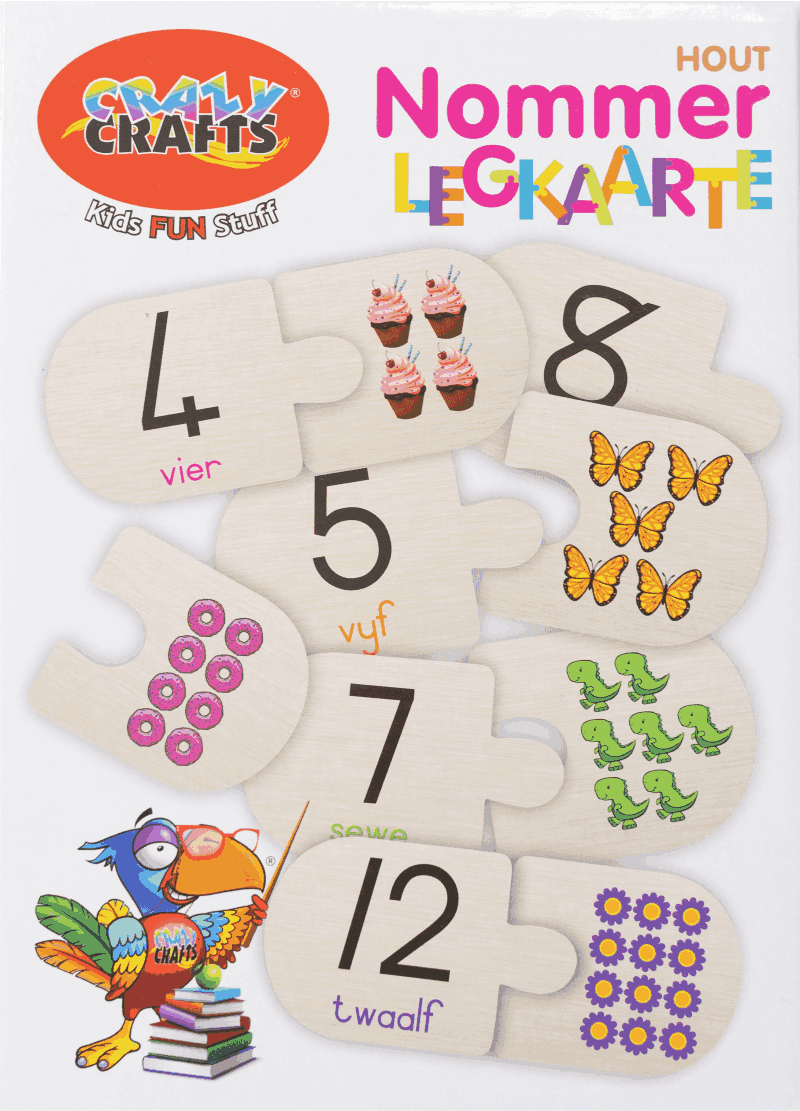 Craft-Ucation Puzzle Afrikaans - Nommers (32 Pieces)