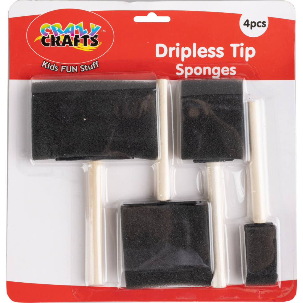 Dripless Tip Sponge - 4pcs