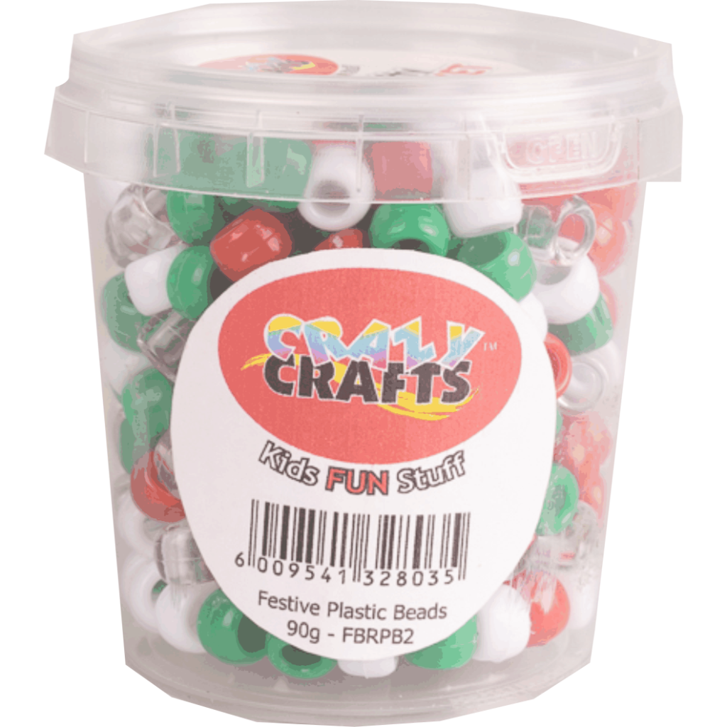 Festive Bucket Range - Plastic Beads