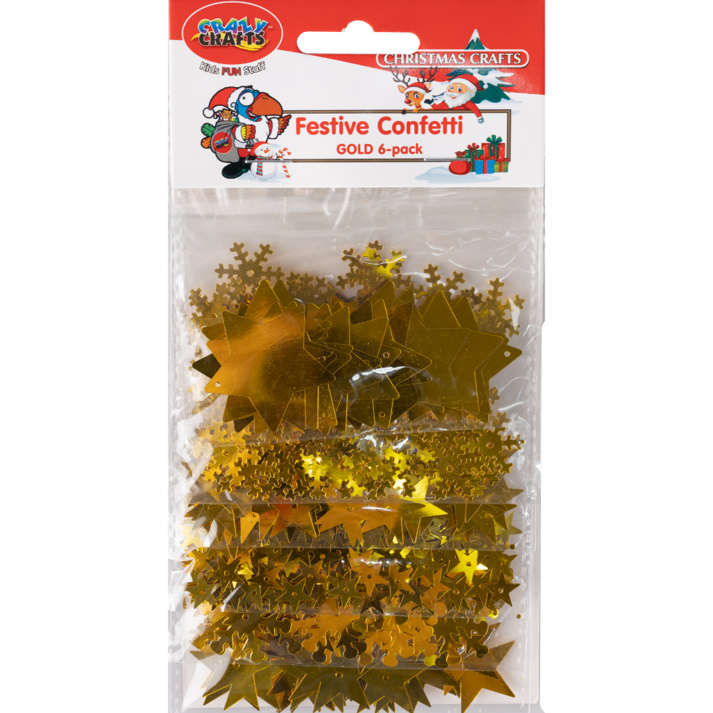 Festive Confetti Gold
