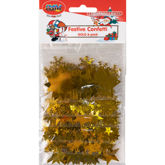 Festive Confetti Gold