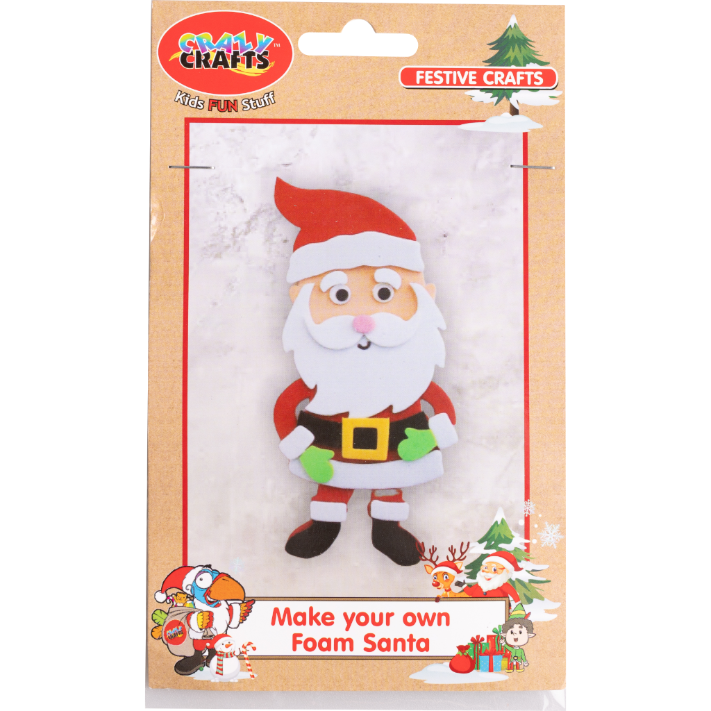 Festive Crafts - MYO Foam Santa