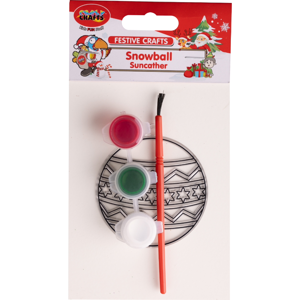 Festive Crafts - Snowball Suncatcher