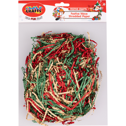Festive Crafts - Wave Shredded Paper