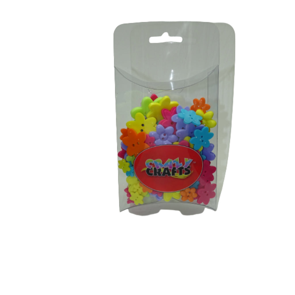 Large Bulk Craft Theme Buttons - Packed