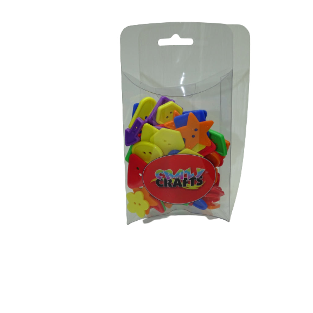Large Bulk Craft Theme Buttons - Packed