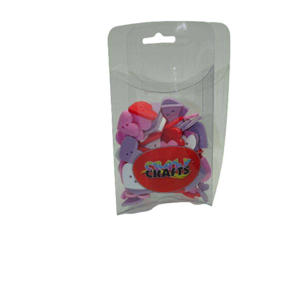 Large Bulk Craft Theme Buttons - Packed