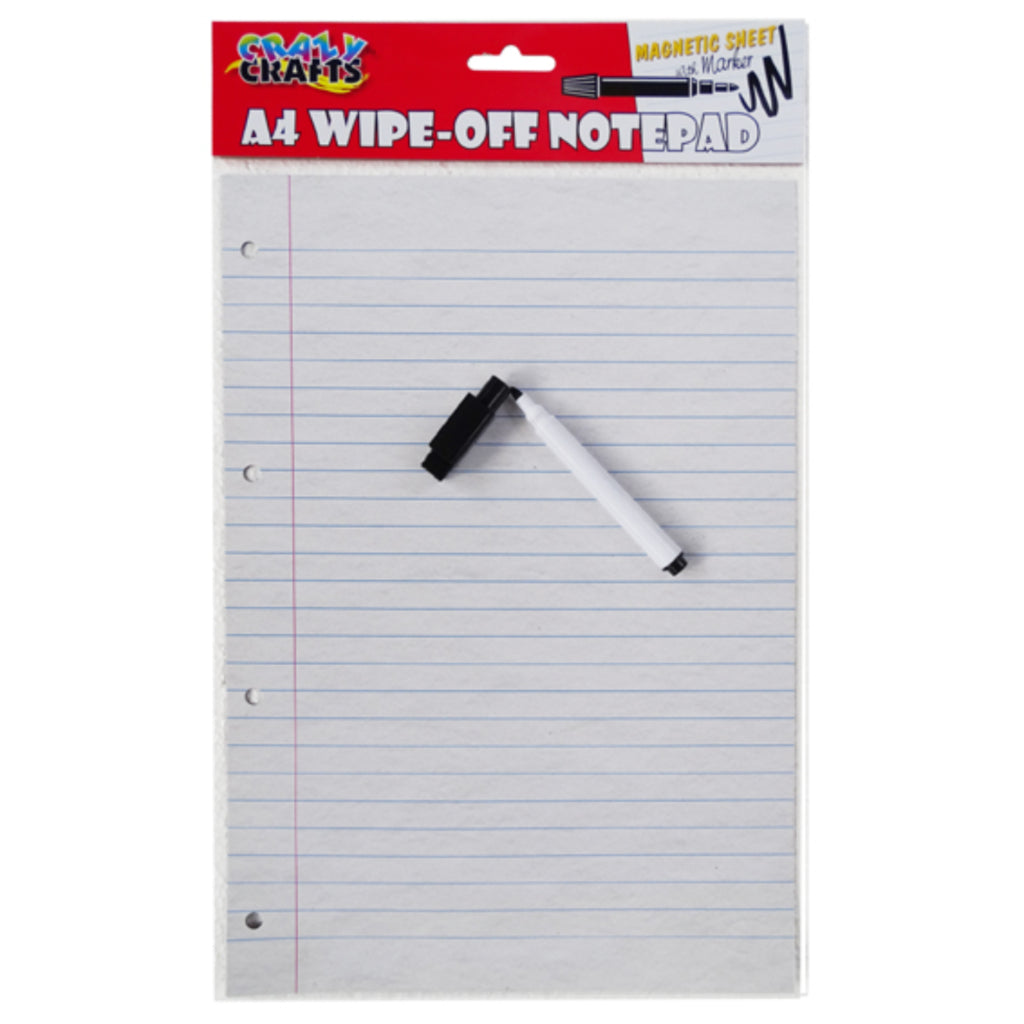 Magnetic Sheet With A Wipe Off Finish A4.