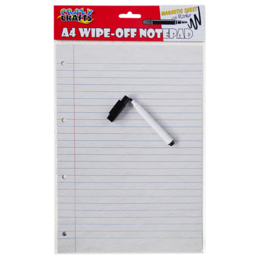 Magnetic Sheet With A Wipe Off Finish A4.
