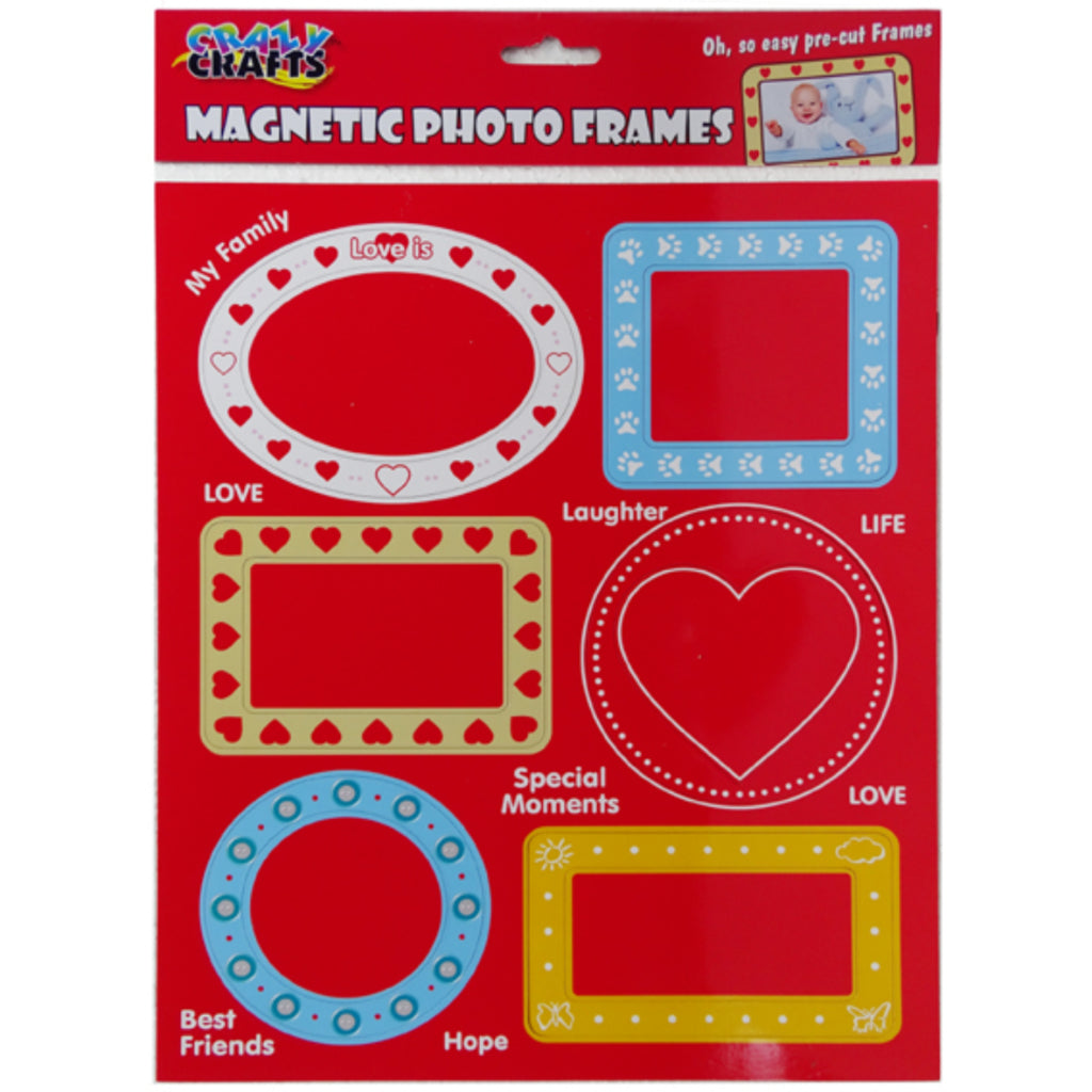 Magnetic Photo Frame Can Be Used To Insert Photos. Oh So Easy Pre Cut Photo Frames.