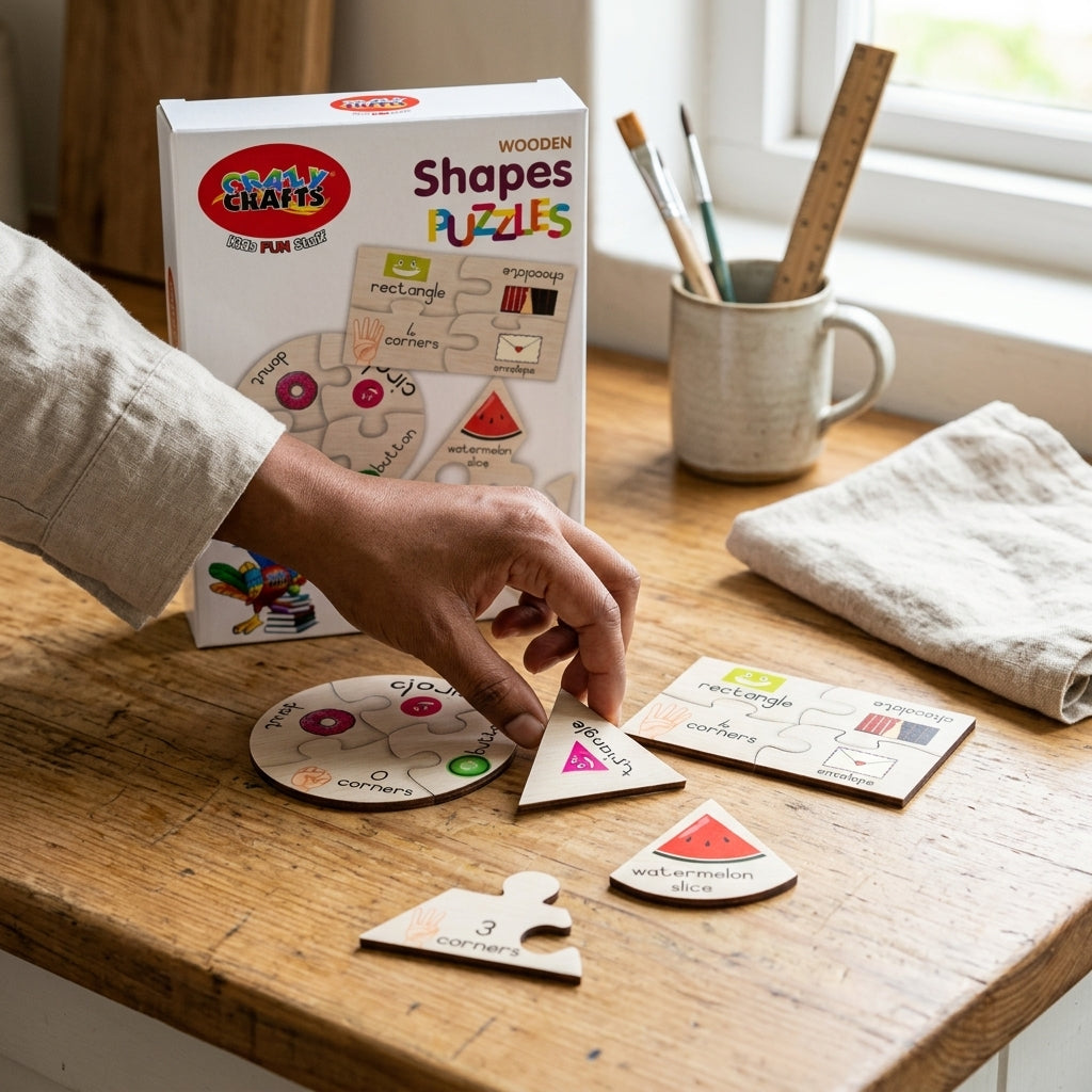 Craft-Ucation Puzzles English - Shapes (43 Pieces)