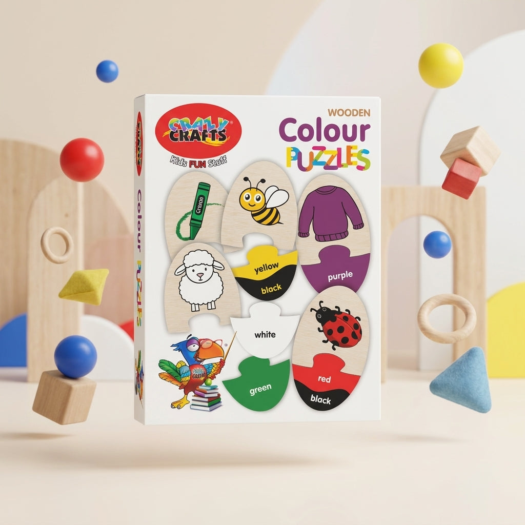Craft-Ucation Puzzle English - Colour (40 Pieces)