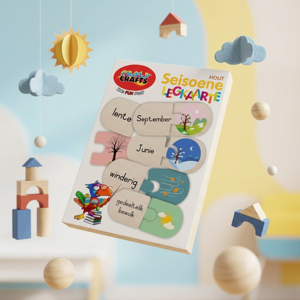 Craft-Ucation Puzzle Afrikaans - Seisoene (54 Pieces)
