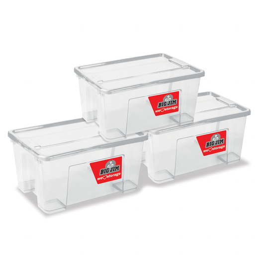 Capacity - 3 x 13 Litres. Made From Bpa Free Virgin Polypropylene Material. Designed To Fit Together In An Efficient Way. Easily Stacked For Storage. Light weight Making It Easy To Handle.