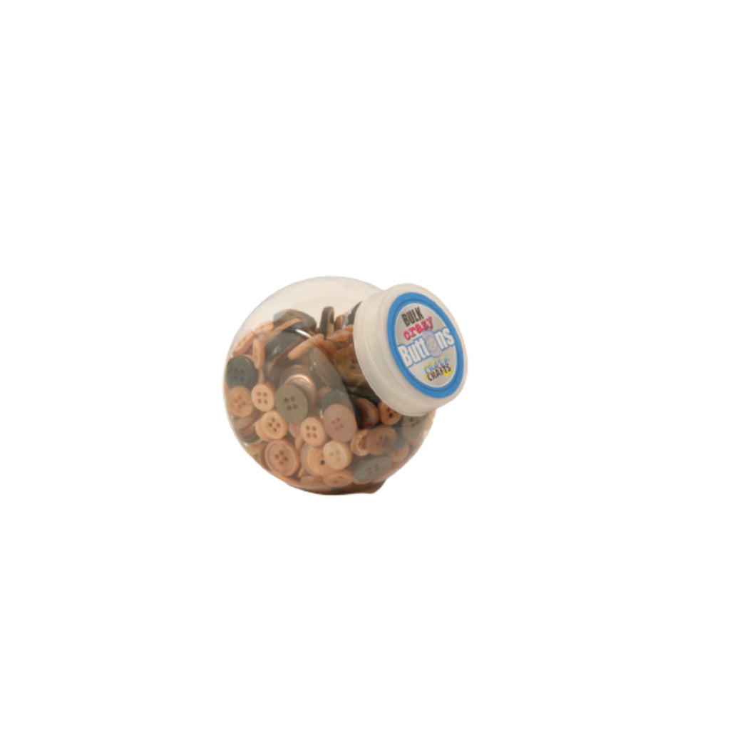 Bulk Crazy Buttons - Colours