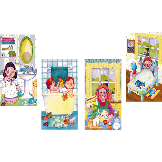 4 Sets In One - 9, 12, 15 And 18 Pieces.  Sizes - A4. Doing Puzzles Can Be Considered A Complete Brain Exercise. Greater Attention To Detail.