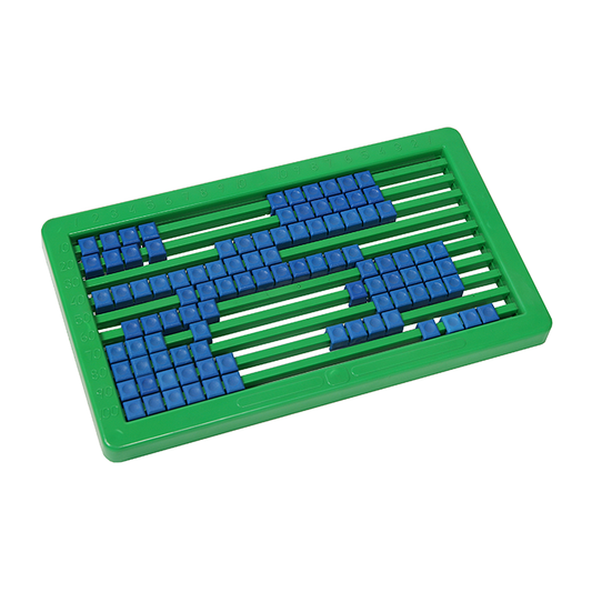 An Instrument For Performing Calculations. Calculations Performed By Sliding Counters Along Rods. Its Primary Purpose Is To Teach Arithmetic To Children. One Colour Unit. 100 Beads.