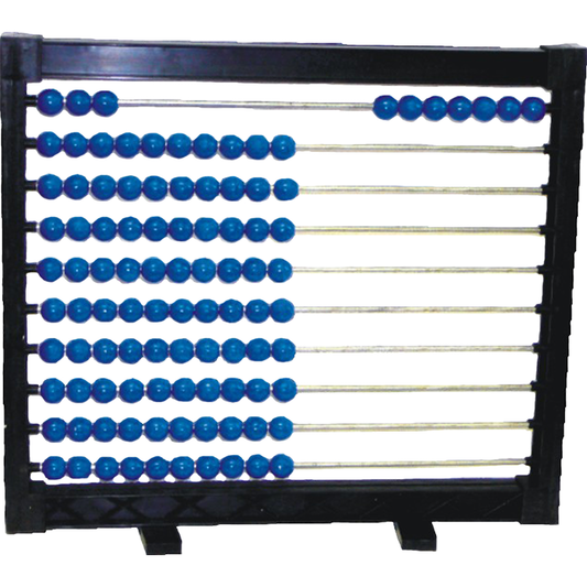 An Instrument For Performing Calculations. Calculations Performed By Sliding Counters Along Rods. Its Primary Purpose Is To Teach Arithmetic To Children. One Colour Unit. 100 Beads.
