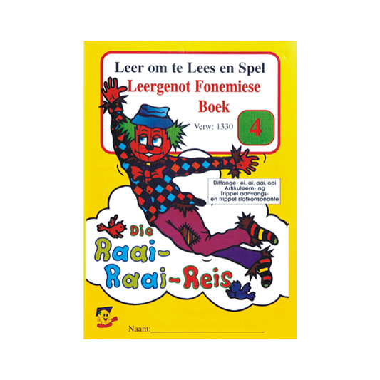 Book Fonetiese Boek4 Die Raai Raai Reis A5 Stitched