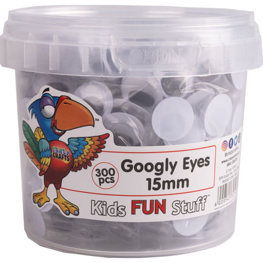 Googly Eyes - 15mm 300pcs