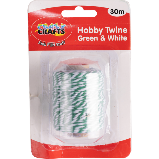 Hobby Twine - Green and White