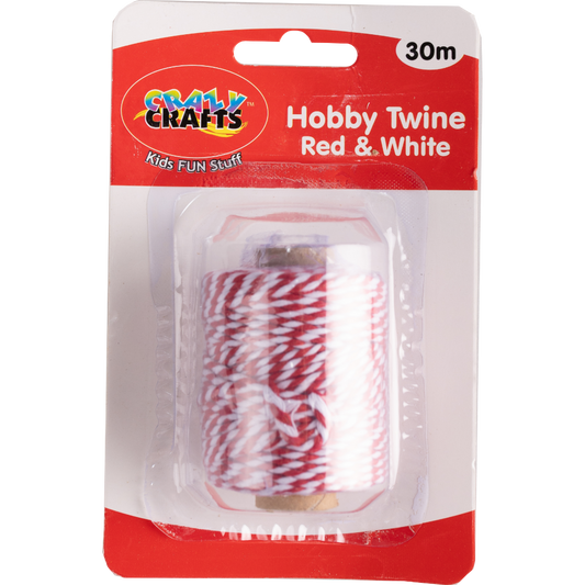 Hobby Twine - Red and White