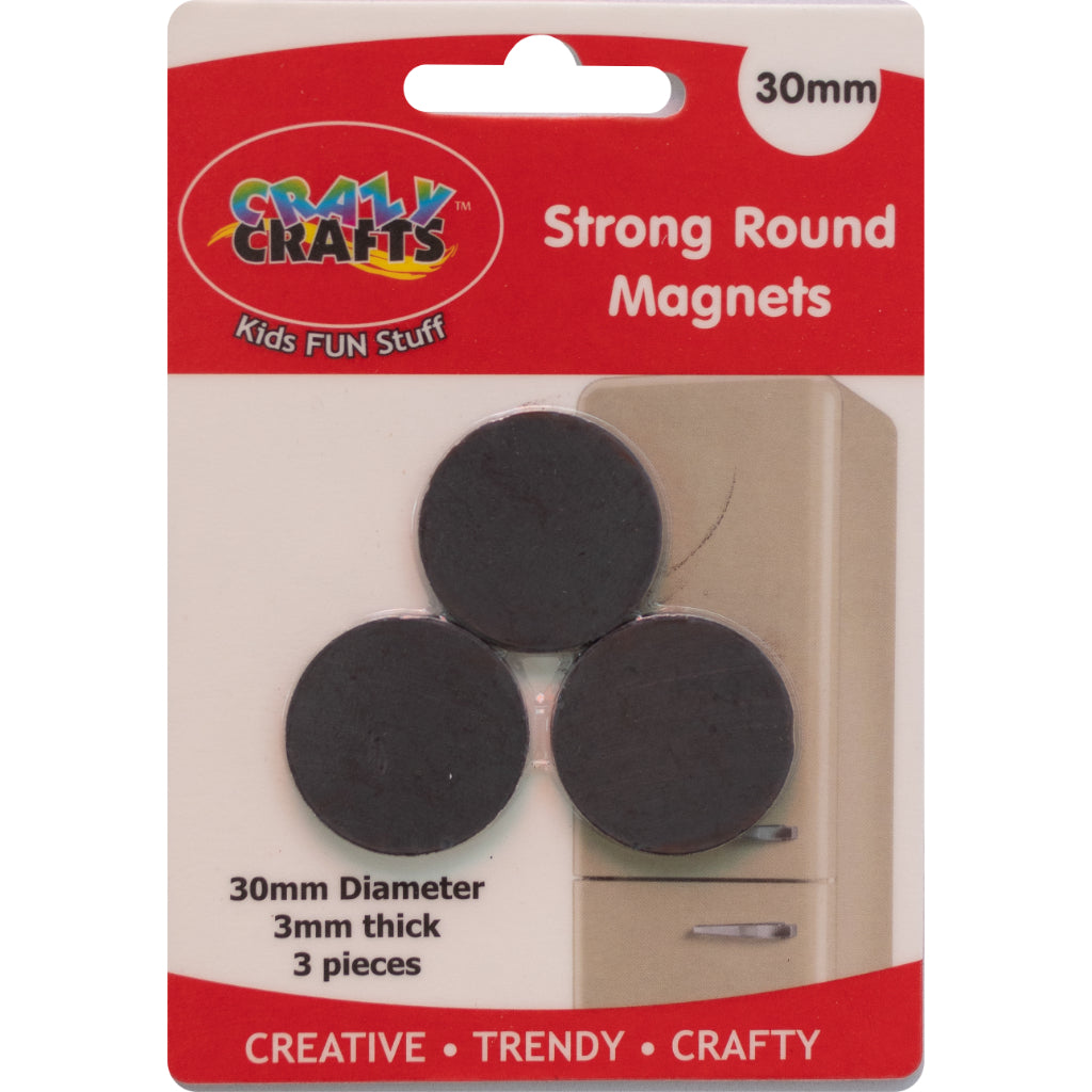 Round Magnet. Stick Different Shapes Onto Magnets To Teach Kids Fine Motor Skills, Hand-Eye Coordination And Pairing Of Different Shapes. You Can Also Stick A Photo To The Magnet And Stick It On The Fridge.