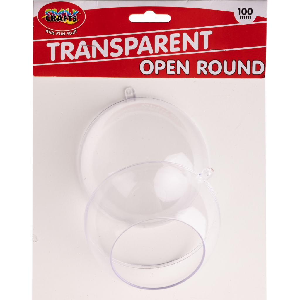 Crazy Transparent Shape with Hole - 10cm