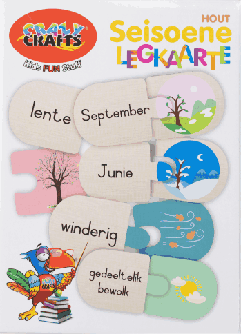 Craft-Ucation Puzzle Afrikaans - Seisoene (54 Pieces)