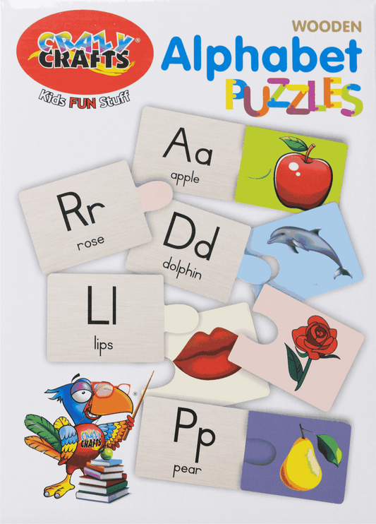 Craft-Ucation English Puzzle - Alphabet (52 Pieces)