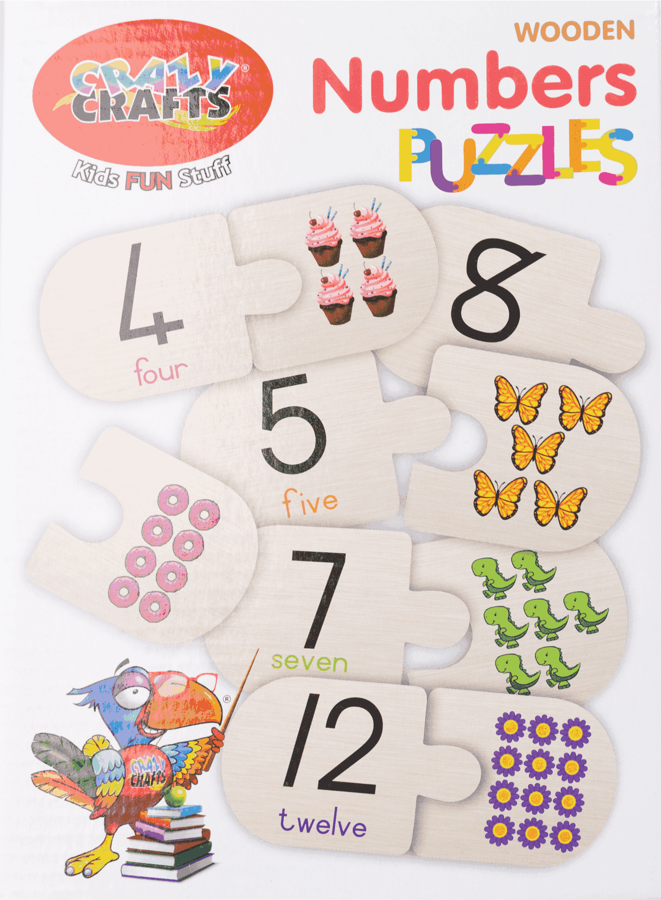 Craft-Ucation Puzzle English - Numbers (32 Pieces)