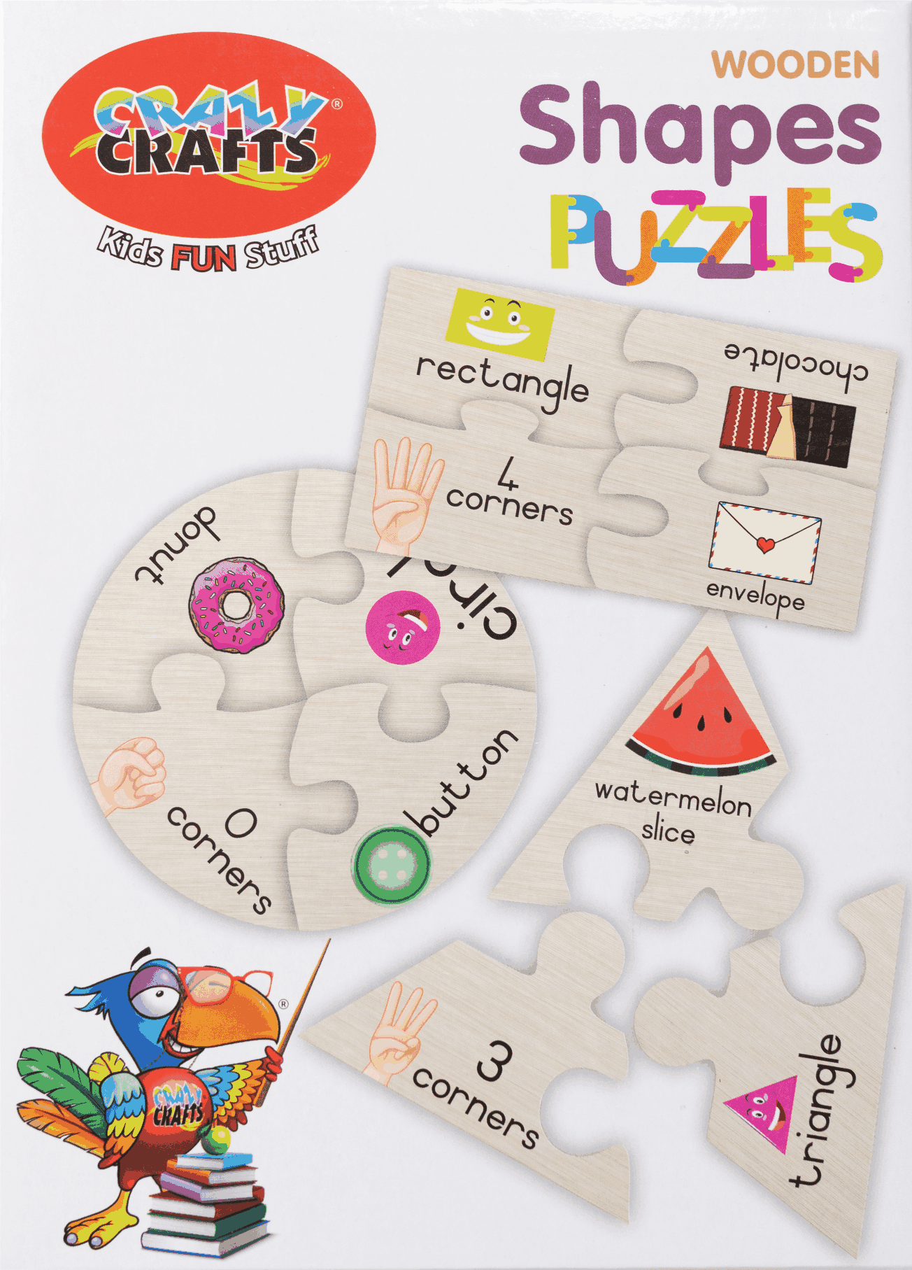 Craft-Ucation Puzzles English - Shapes (43 Pieces)