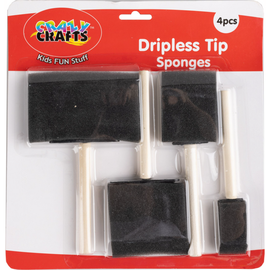 Dripless Tip Sponge - 4pcs