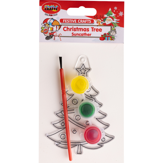 Festive Crafts - Christmas Tree - Suncatcher