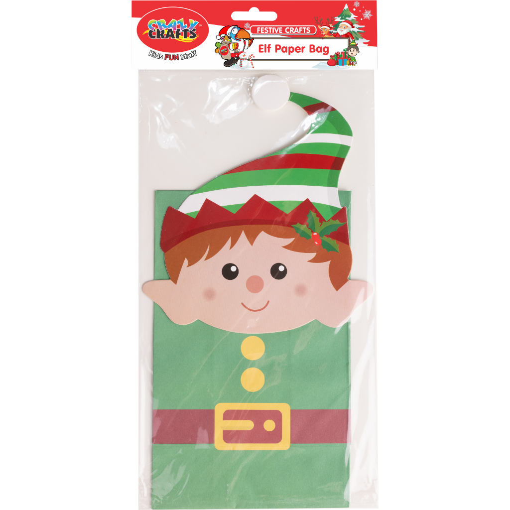 Festive Crafts - Paper Elf Bag