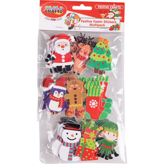 Festive Crafts - Festive Foam Stickers Multipack