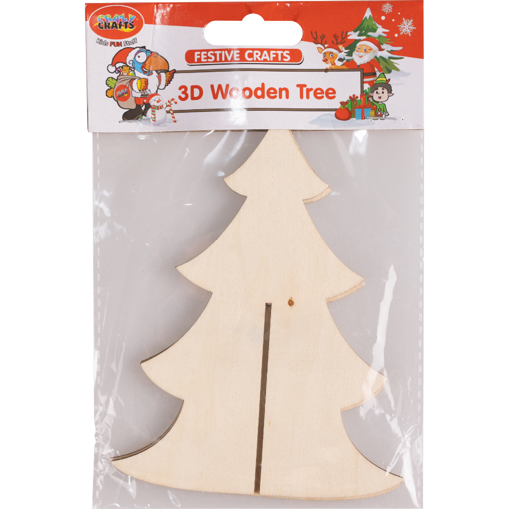 Festive Crafts - 3D Wooden Tree